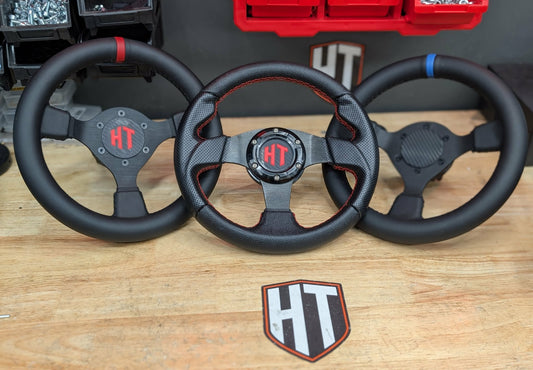 Upgraded Steering Wheel Kit for Crazy Carts (Standard & XL)