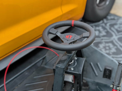 Upgraded Steering Wheel Kit for Crazy Carts (Standard & XL)