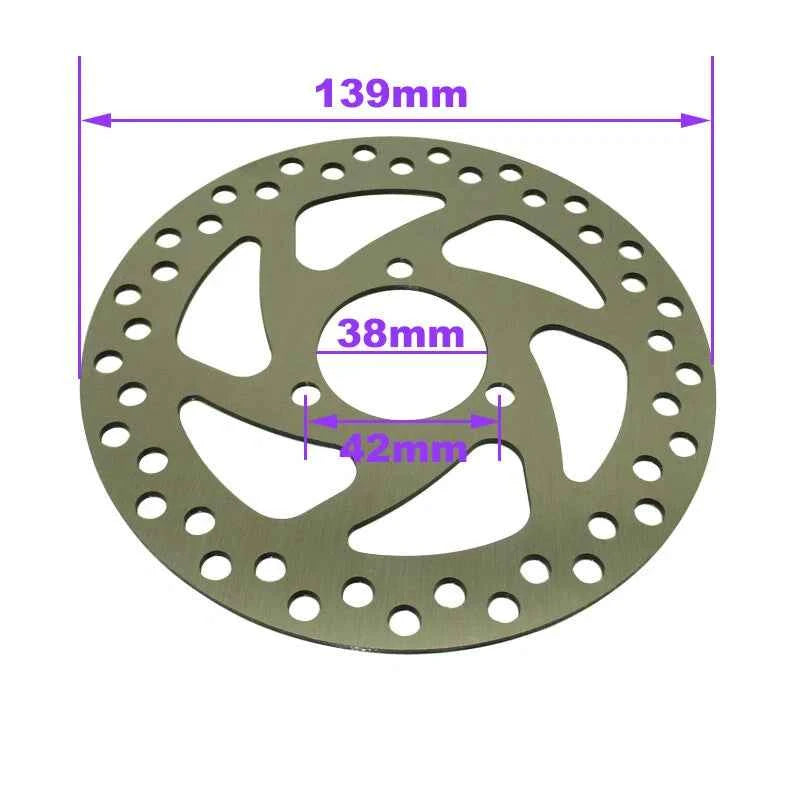 140mm 37mm Gas Scooter Brake Disc Rotor For 47cc 49cc Pocket Bike Mini Moto Quad